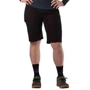 NWT SHREDLY All Time 11" - Zipper Snap Mid-Rise Bike Short MTBS200 Black Size 6